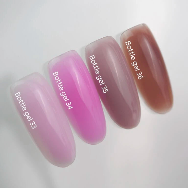 NAILSOFTHEDAY Bottle gel 34 – ніжно-рожевий надміцний гель для укріплення нігтів, 10 мл