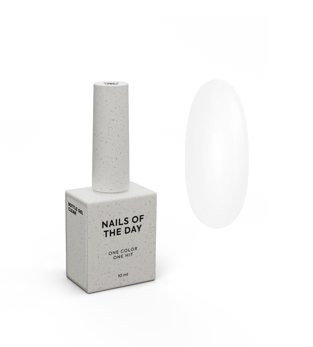 NAILSOFTHEDAY BOTTLE GEL CLEAR 10ML