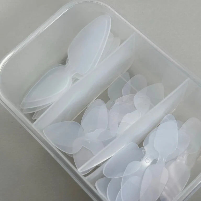 NAILSOFTHEDAY Nail Silicone Double mold, 2 in 1 36pcs/bag (Type 10) — силіконові молди/трафарети для верхніх форм, 36 шт в коробці.