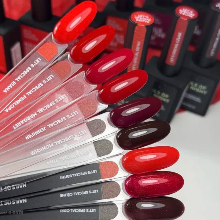 NAILSOFTHEDAY Gel Polish Monique — темно–сливовий гель лак для нігтів, що перекриває в один шар, 10 мл