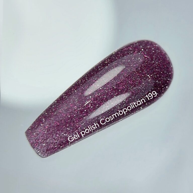 NAILSOFTHEDAY Gel polish Cosmopolitan — темно–рожевий світловідбиваючий гель–лак для нігтів, 10 мл