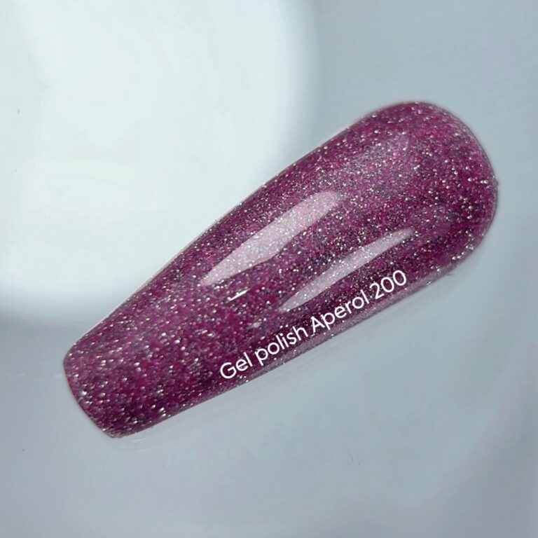 NAILSOFTHEDAY Gel polish Aperol — рожевий світловідбиваючий гель–лак для нігтів, 10 мл