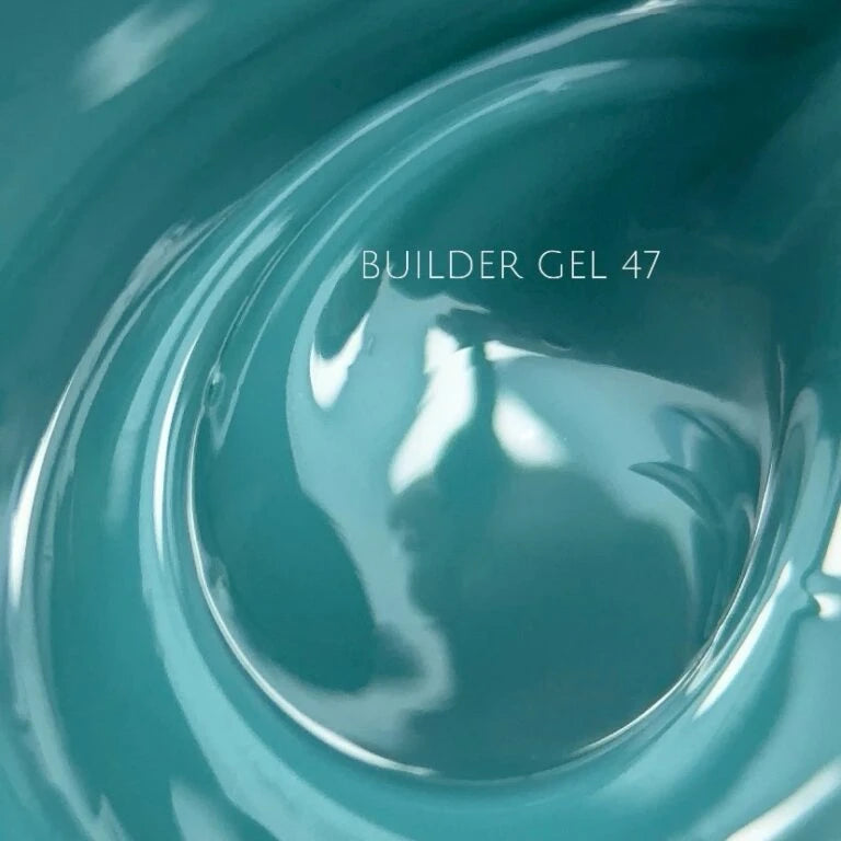 NAILSOFTHEDAY Builder gel 47— бірюзовий гель для нарощування нігтів, 15 мл