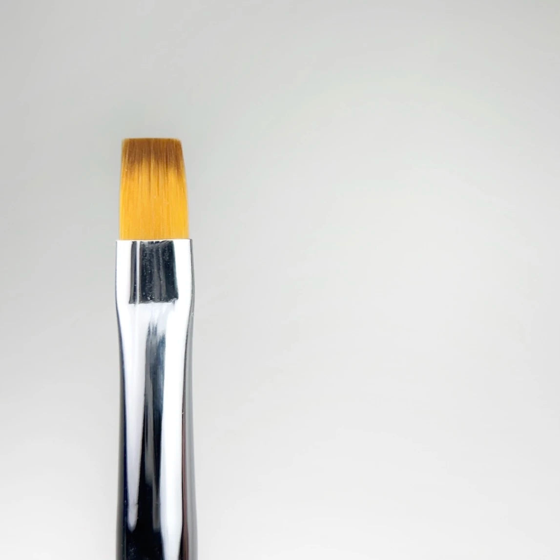 NAILSOFTHENIGHT Nail Art Brush, квадрат зі зручною прозорою ручкою з переливаючим ефектом