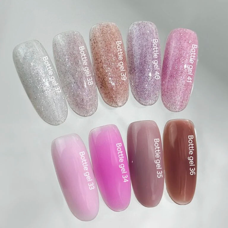 NAILSOFTHEDAY Bottle gel 33 – ніжно-рожевий надміцний гель для укріплення нігтів, 10 мл
