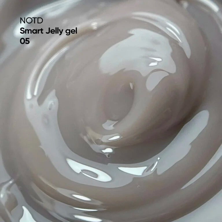 NAILSOFTHEDAY Smart Jelly gel 05 — світло–коричневий будівельний гель желе для нігтів, 15 гм