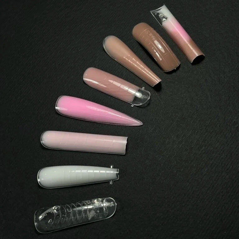 NAILSOFTHEDAY Dual Form Square (Type 6) — верхні форми квадрат арочний для часткової корекції/нарощування нігтів, 120 шт