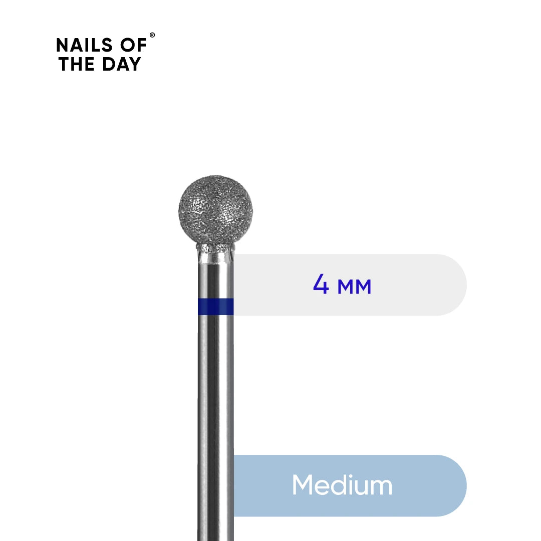 Diamond ball cutter, 4 mm,  blue