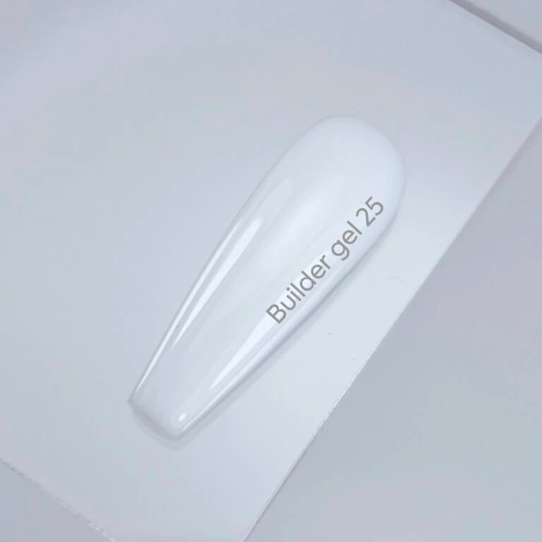 NAILSOFTHEDAY Builder Gel 25 — насичений білий гель для нарощування нігтів, 15 мл