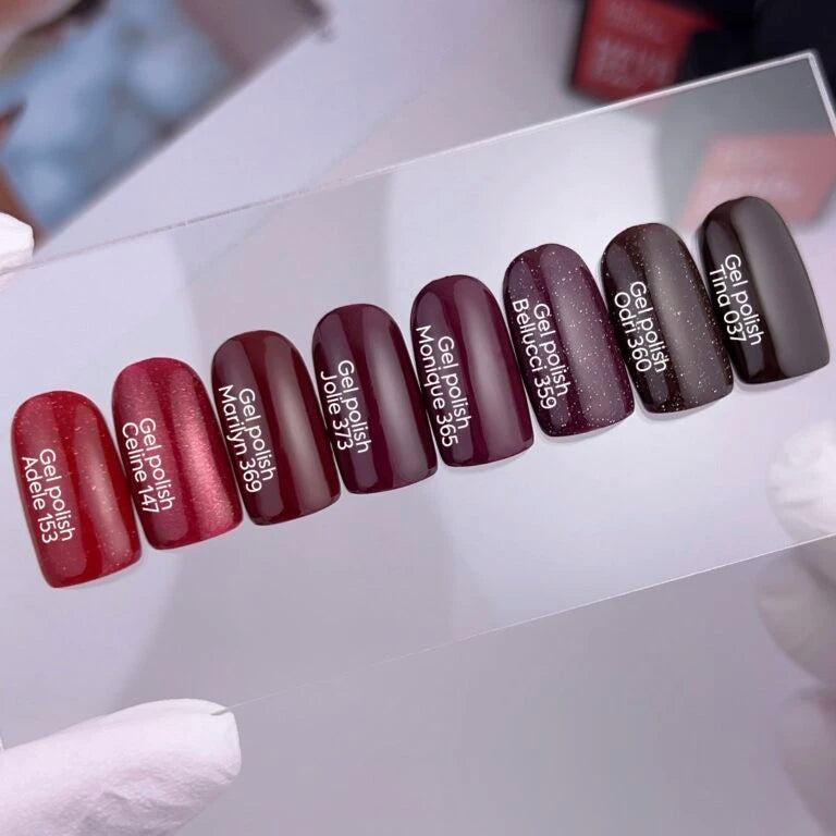 NAILSOFTHEDAY Gel Polish Odri — тепла спіла черешня зі світловідбиваючим шиммером гель-лак для нігтів, що перекриває в один шар, 10 мл