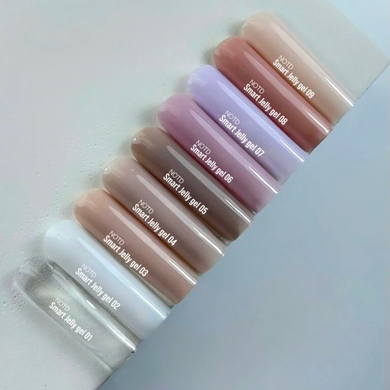 NAILSOFTHEDAY Smart Jelly gel 02 — білий будівельний гель желе для нігтів, 15 гм