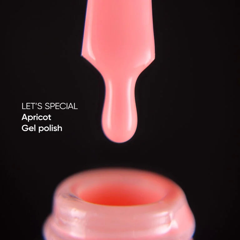 NAILSOFTHEDAY Gel Polish Apricot 185— абрикосовий гель-лак для нігтів, що перекриває в один шар, 10 мл