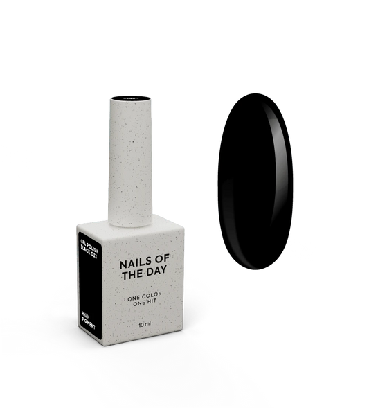 NAILSOFTHEDAY Gel Polish Black 10ml