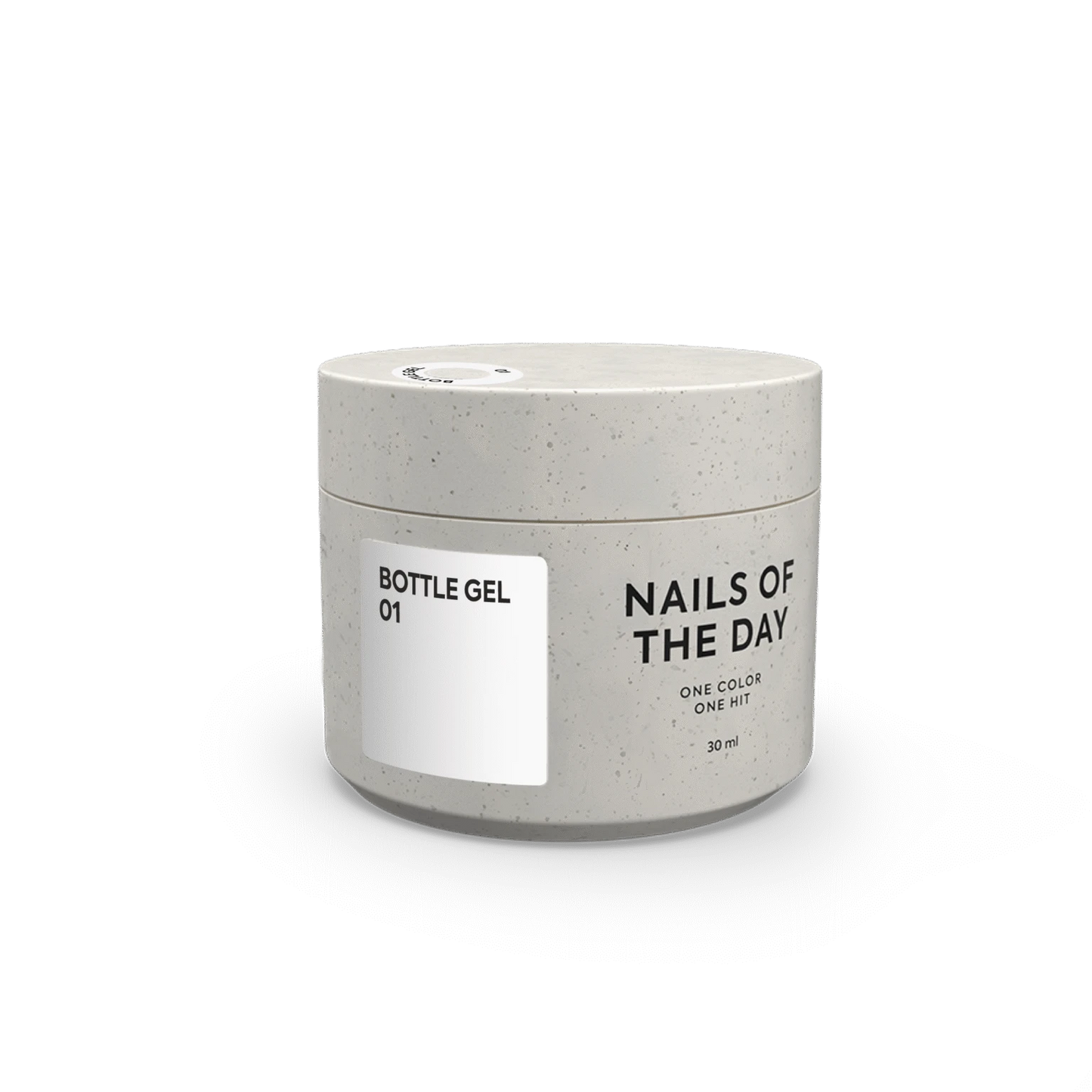 NAILSOFTHEDAY Bottle gel 01 – білий надміцний гель для укріплення нігтів, 30 мл