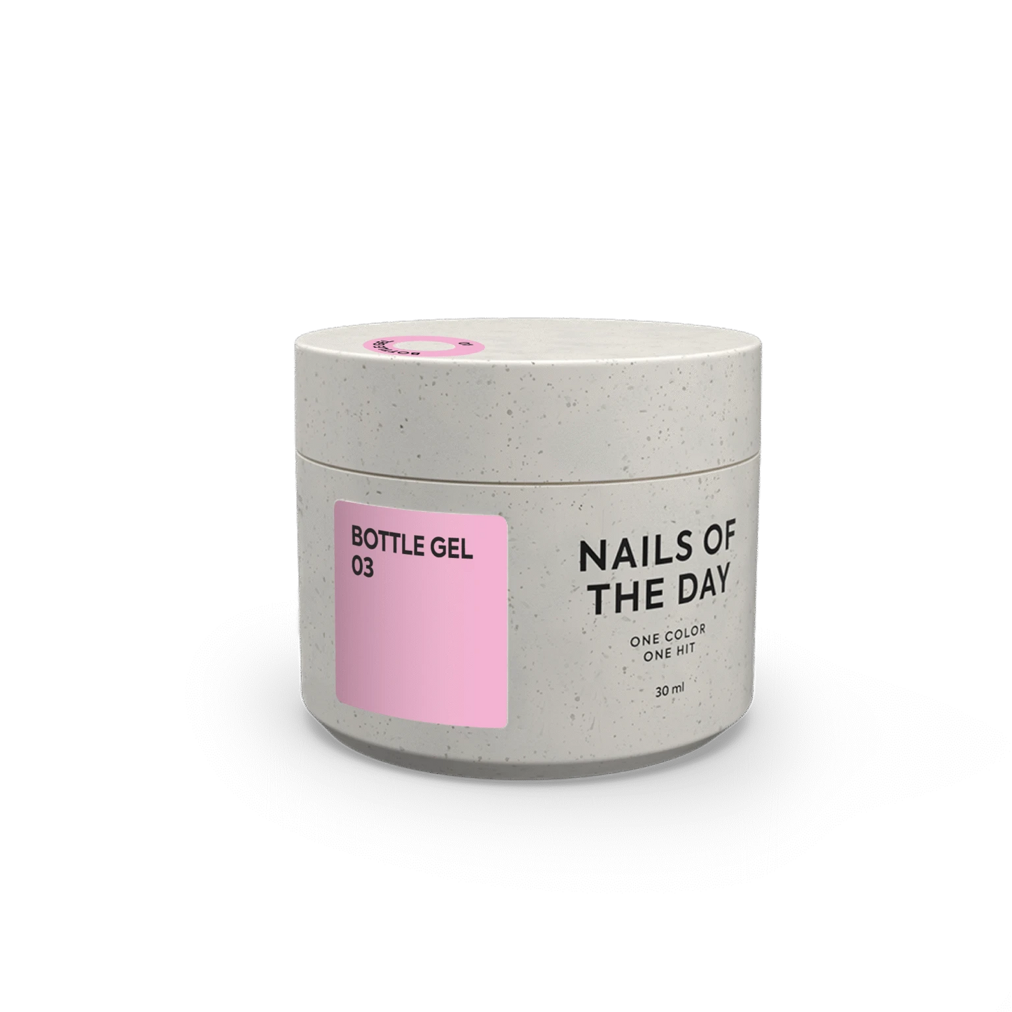 NAILSOFTHEDAY Bottle gel 03 – ніжно-рожевий надміцний гель для укріплення нігтів, 30 мл