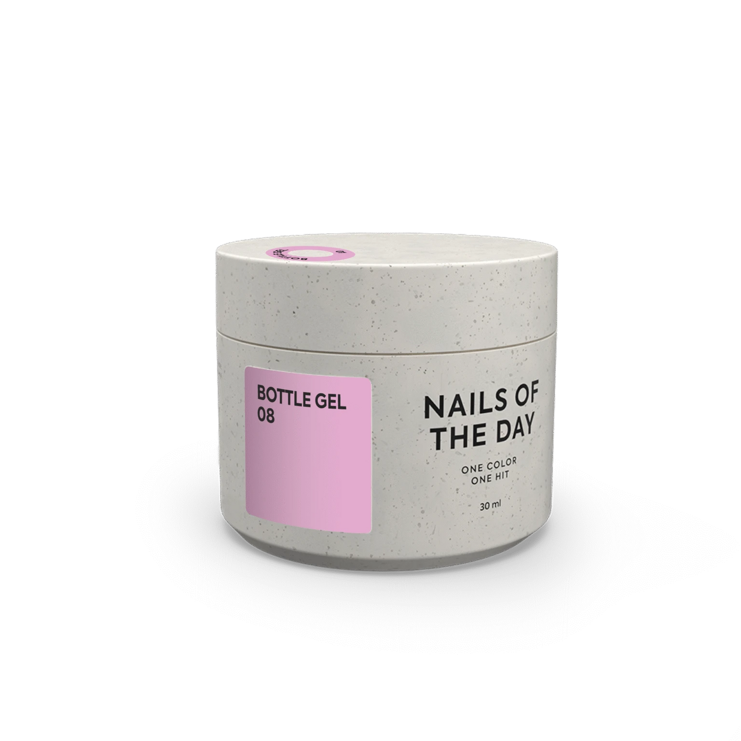 NAILSOFTHEDAY Bottle gel 08 — фіолетово-рожевий надміцний гель для укріплення нігтів, 30 мл