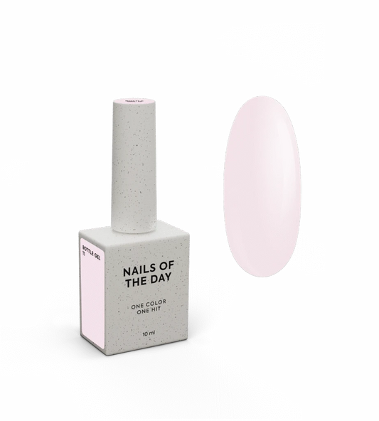 NAILSOFTHEDAY Bottle gel 11 — молочно-рожевий надміцний гель для нігтів, 10 мл