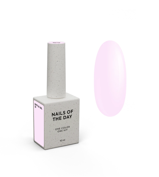 NAILSOFTHEDAY Bottle gel 33 – ніжно-рожевий надміцний гель для укріплення нігтів, 10 мл