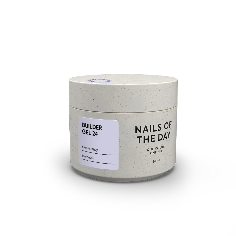 NAILSOFTHEDAY Builder Gel 24 30ml milky with a pink veil