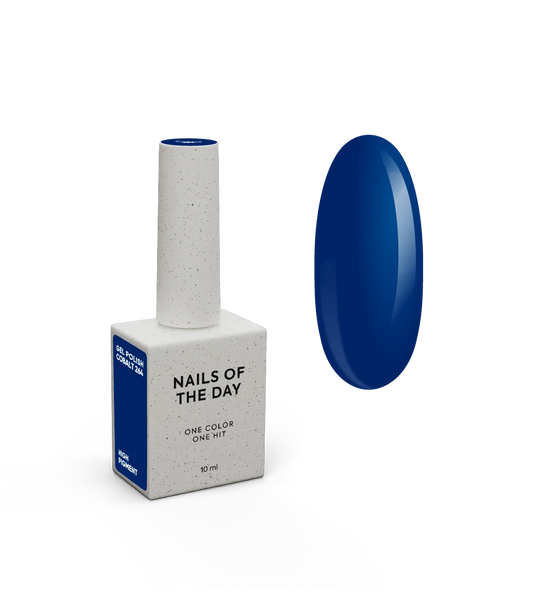 NAILSOFTHEDAY Gel Polish Cobalt — насичено-синій гель-лак, що перекривається в один шар, 10 мл