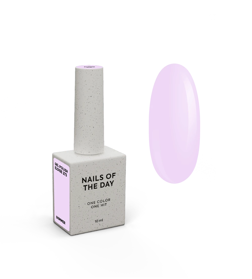 NAILSOFTHEDAY Gel Polish Eloise — холодний рожевий з дрібним шиммером гель-лак для нігтів, 10 мл