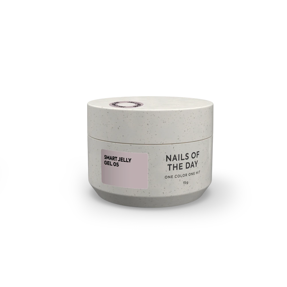 NAILSOFTHEDAY Smart Jelly gel 05 — світло–коричневий будівельний гель желе для нігтів, 15 гм