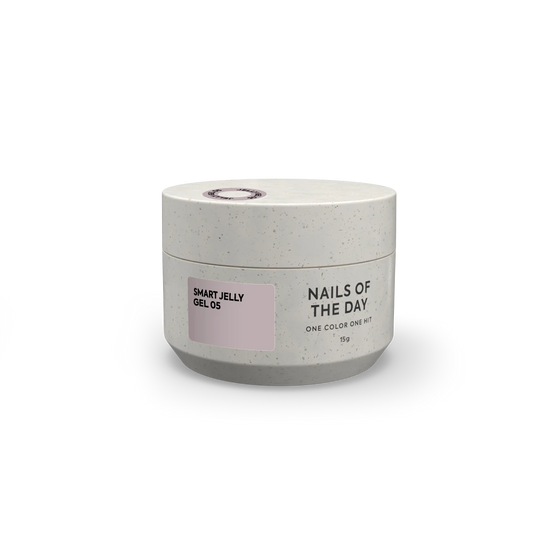 NAILSOFTHEDAY Smart Jelly gel 05 — світло–коричневий будівельний гель желе для нігтів, 15 гм