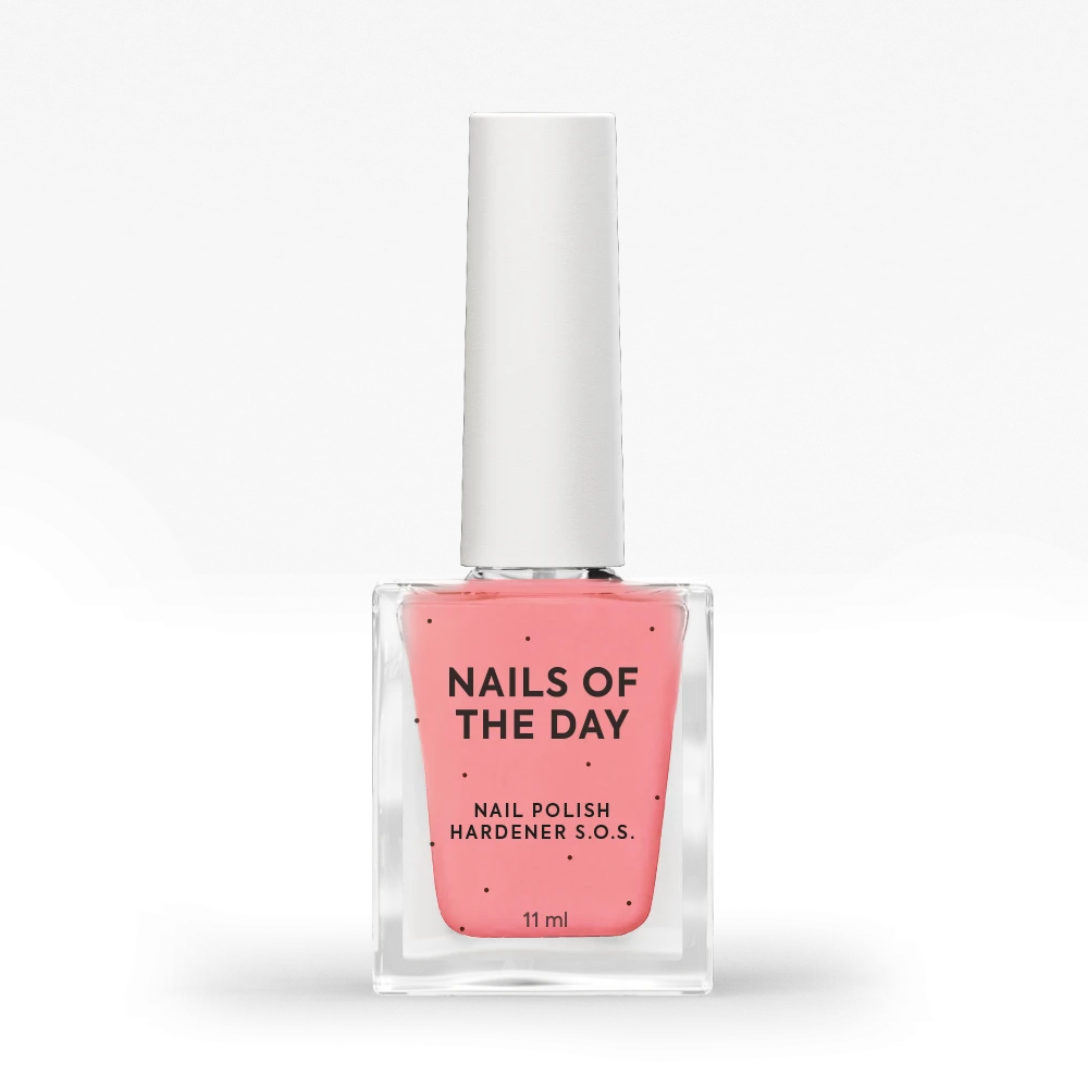 NAILSOFTHEDAY Nail Polish HARDENER S.O.S. — зміцнювач для нігтів з кальцієм, 11 мл
