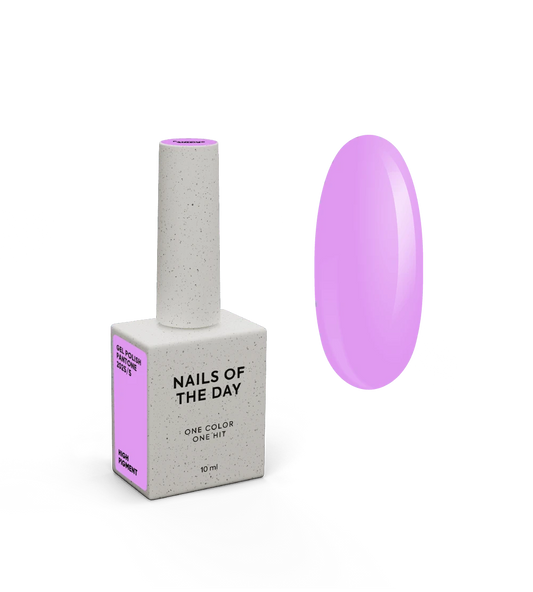 NAILSOFTHEDAY Gel polish Pantone2025/5 — лавандово-рожевий гель–лак для нігтів, що перекриває в один шар, 10 мл