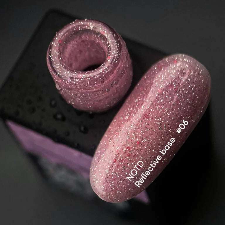 NAILSOFTHEDAY Reflective base 06 — світловідбиваюча база з шиммером, 10 мл