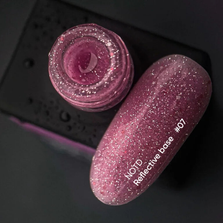 NAILSOFTHEDAY Reflective base 07 — світловідбиваюча база з шиммером, 10 мл