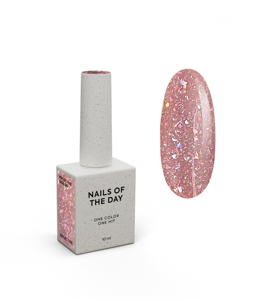 NAILSOFTHEDAY Reflective base 06 — світловідбиваюча база з шиммером, 10 мл