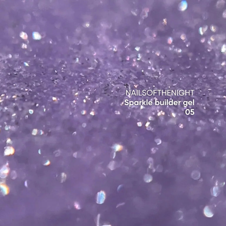 NAILSOFTHENIGHT Sparkle builder gel 05 15ml Lilac reflective builder gel