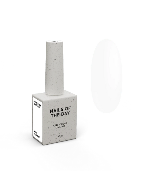 NAILSOFTHEDAY Gel Polish White 10ml