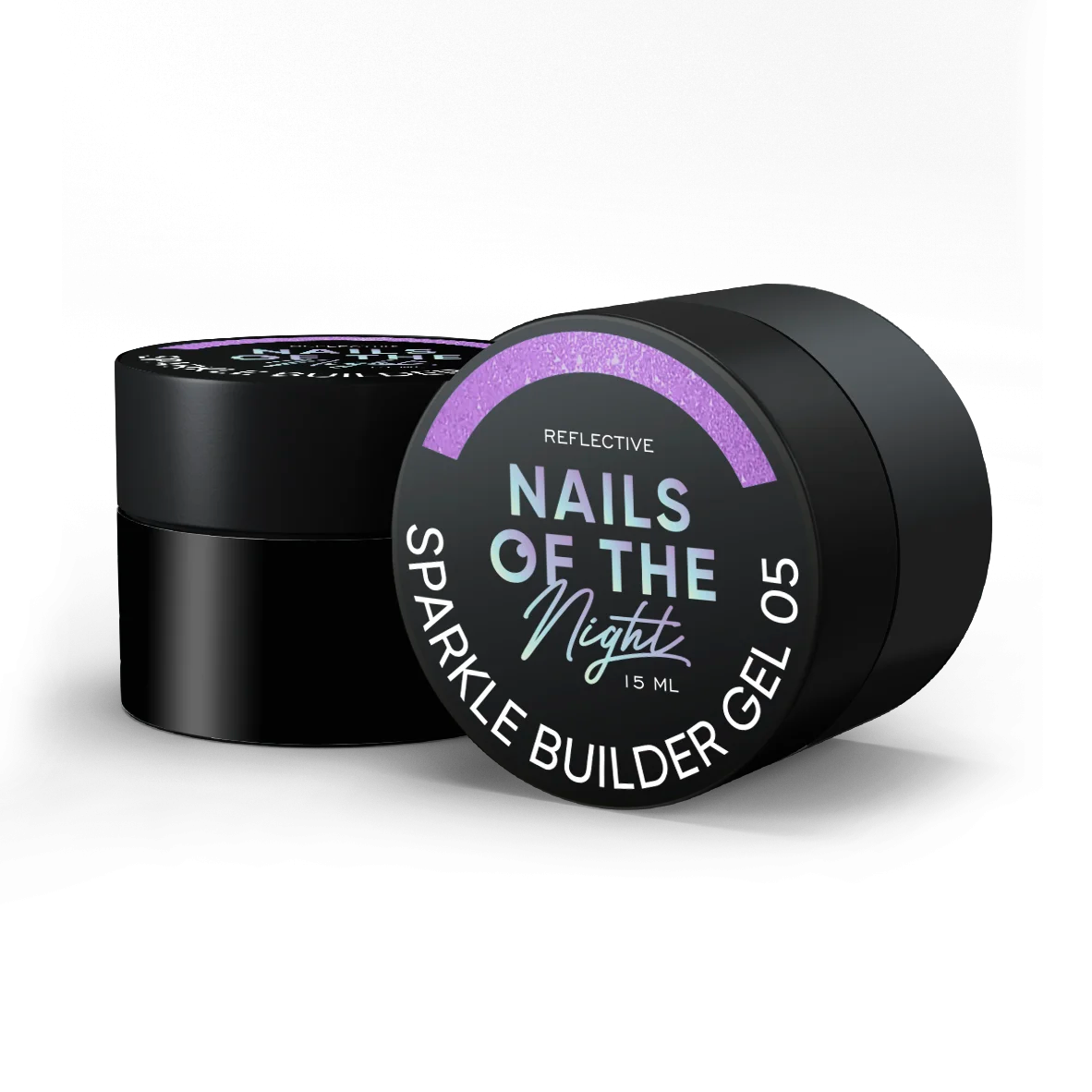 NAILSOFTHENIGHT Sparkle builder gel 05 15ml Lilac reflective builder gel