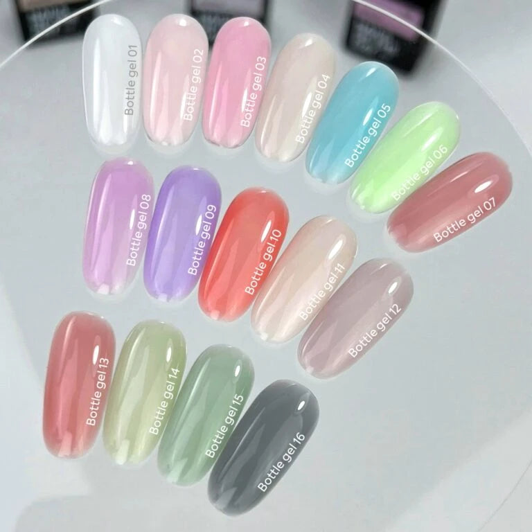NAILSOFTHEDAY Bottle gel 01 – білий надміцний гель для укріплення нігтів, 30 мл
