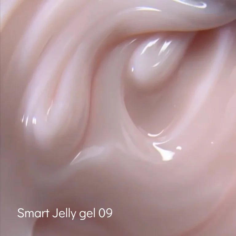 NAILSOFTHEDAY Smart Jelly gel 09 — молочно–бежевий будівельний гель желе для нігтів, 15 г